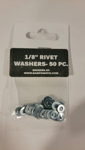 1/8" Rivet Backup Washers Pack of 50